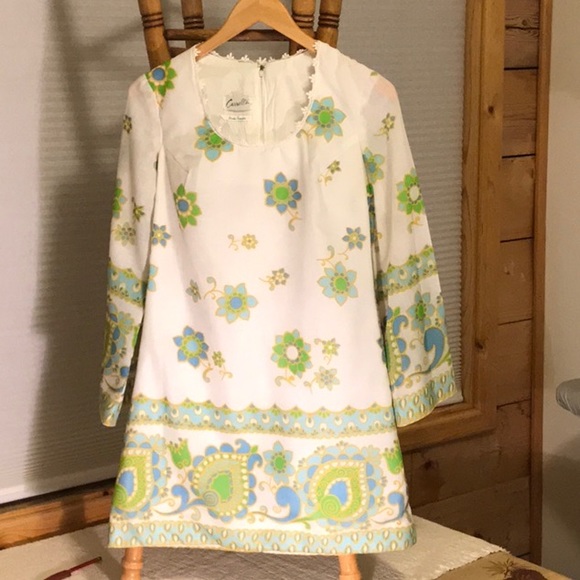 DRESS VINTAGE Early 70’s original - Picture 1 of 7